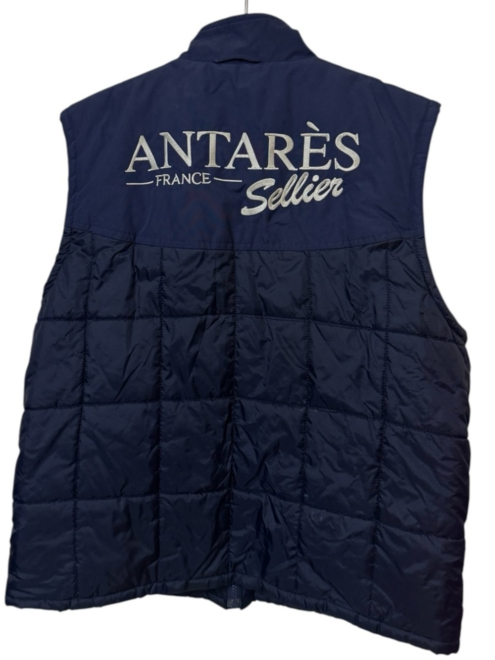 Antares Sellier France Equestrian Navy Quilted Women’s XL Vest MINTY